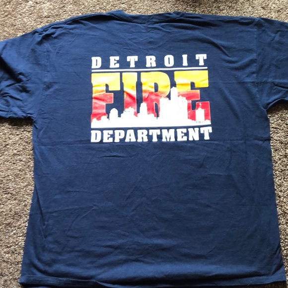 detroit fire department t shirts